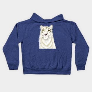 Snow Leopard Kids Hoodie